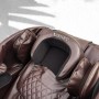 Массажное кресло для дома Zenet Zet-1288 коричневое с молочными вставками