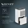 Потужний осушувач повітря Zenet ZET-203 для приміщень до 40 кв. м