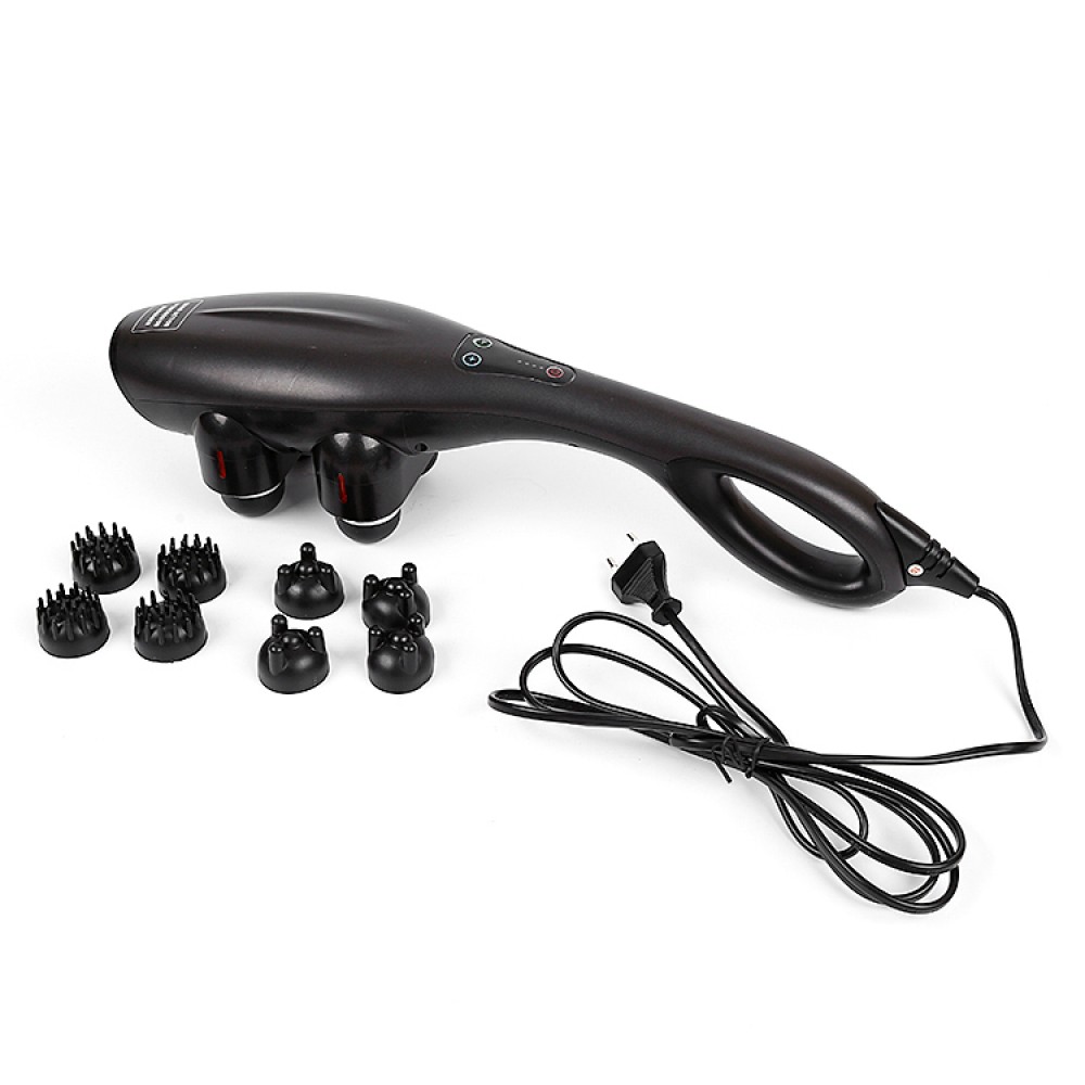 Электрический ручной массажер с 4 головками Zenet Zet-715